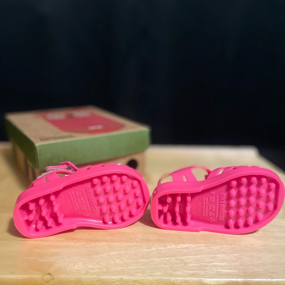 Mini Melissa pink rubber sandals - Picture 7 of 10